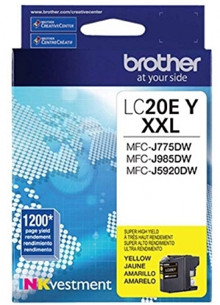 Brother LC20E-Y Kartuş (Sarı)