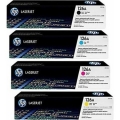HP 126A Siyah / Sarı / Mavi / Kırmızı  Kartuş
