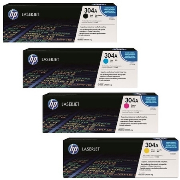 HP 304A Toner (Siyah / Sarı / Mavi / Kırmızı)