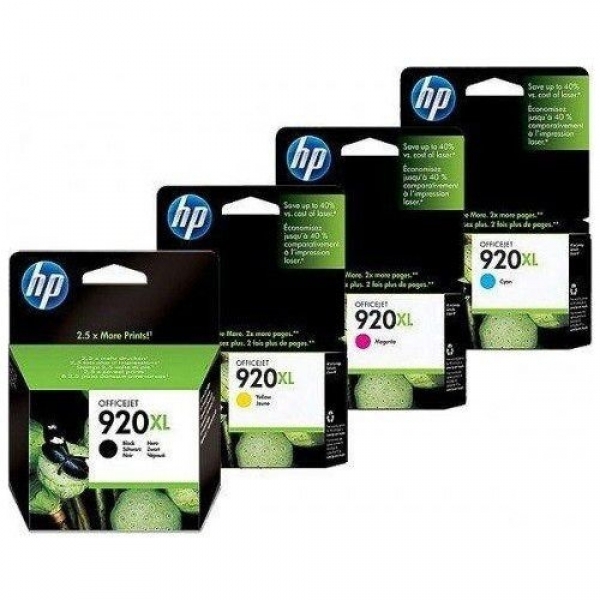 HP 920XL Kartuş (Siyah / Sarı / Mavi / Kırmızı)