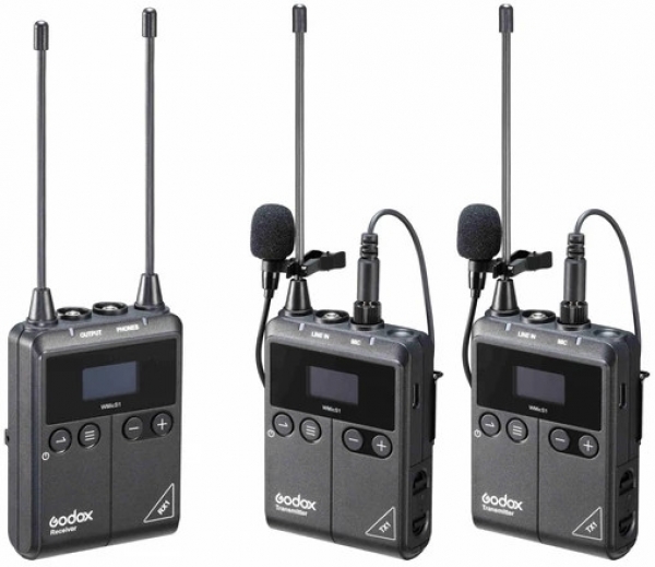 Godox WMicS1 2'li Mikrofon (2 Adet Mikrofon / 80 g)