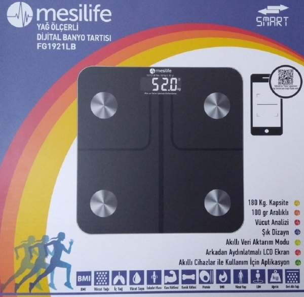 Mesilife FG1921LB Dijital Banyo Tartısı