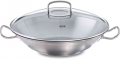 Fissler Original-Profi Collection Cam Kapaklı Çelik Wok Tencere 35 cm resim