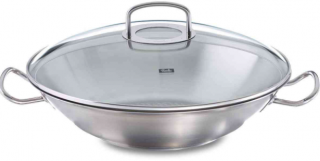Fissler Original-Profi Collection Cam Kapaklı Çelik Wok Tencere 35 cm