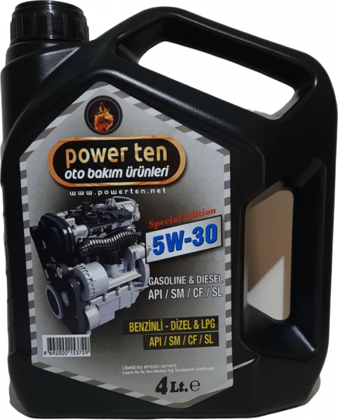 Powerten 5W-30 Motor Yağı (4 litre)