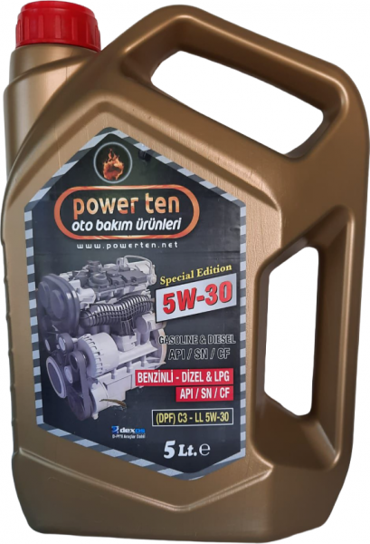 Powerten 5W-30 DPF Motor Yağı (5 litre)