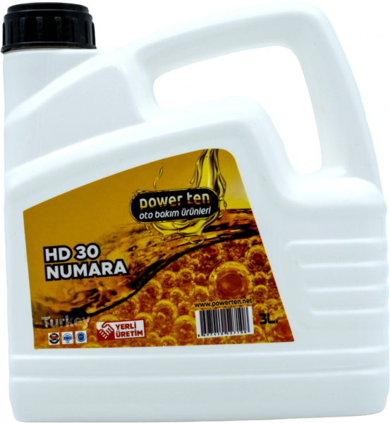 Powerten HD 30 Motor Yağı (3 litre)