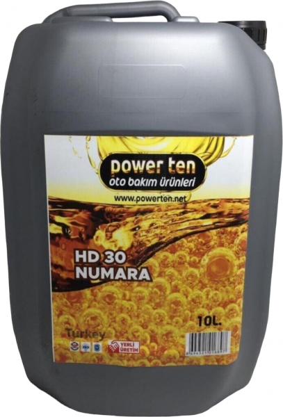 Powerten HD 30 Motor Yağı (10 litre)