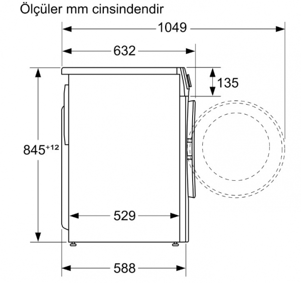 Bosch WGA244X0TR Çamaşır Makinesi