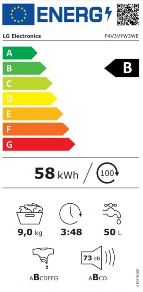 LG F4V3VYW3WE.ABWPLTK Çamaşır Makinesi
