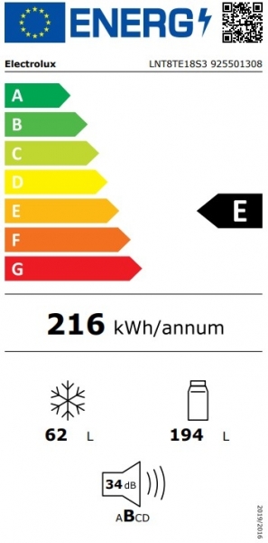Electrolux LNT8TE18S3 Buzdolabı