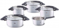 Fissler Intensa 9 Parça Çelik Tencere ve Tava Seti resim