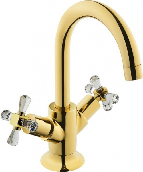 Artema Juno Crystals from Swarovski A4166023 Lavabo Bataryası (Altın)