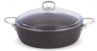 FMS G2002 Granit Metal Kulp Basık Tencere 26 cm