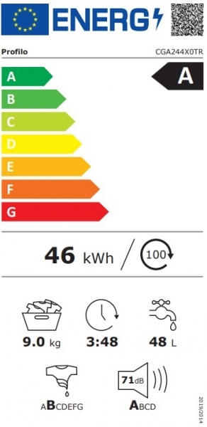Profilo CGA244X0TR Çamaşır Makinesi