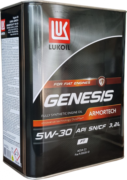 Lukoil Genesis Armortech FT 5W-30 Motor Yağı (3.2 litre)