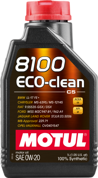 Motul 8100 Eco-clean 0W-20 Motor Yağı (1 litre)