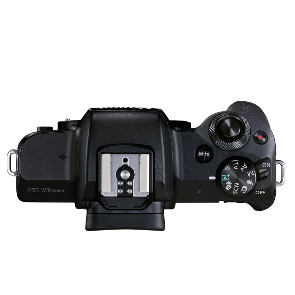 Canon EOS M50 Mark II Vlogger Kit Aynasız Fotoğraf Makinesi (15-45 mm)