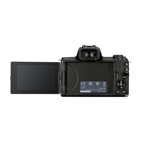 Canon EOS M50 Mark II Vlogger Kit Aynasız Fotoğraf Makinesi (15-45 mm)