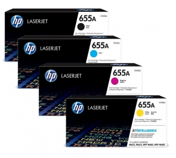 HP 655A Toner (Siyah / Sarı / Mavi / Kırmızı)
