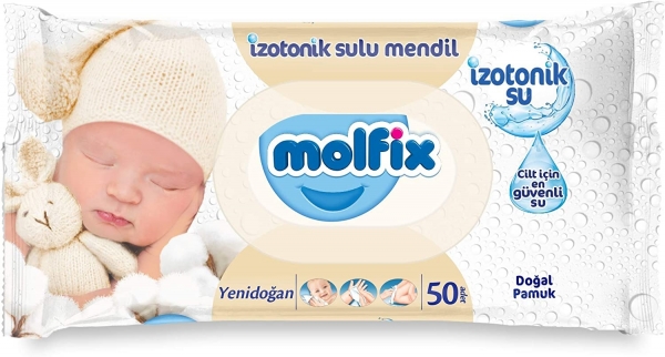 Molfix Yenidoğan İzotonik Sulu Islak Mendil