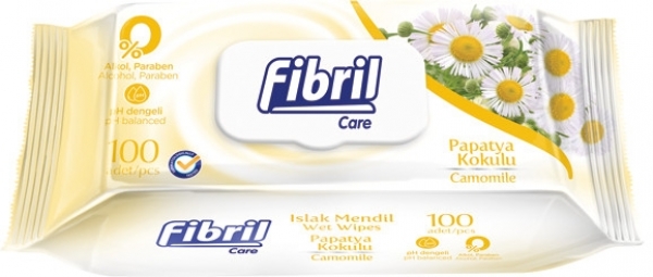 Fibril Papatya Kokulu Islak Mendil (100 Yaprak)