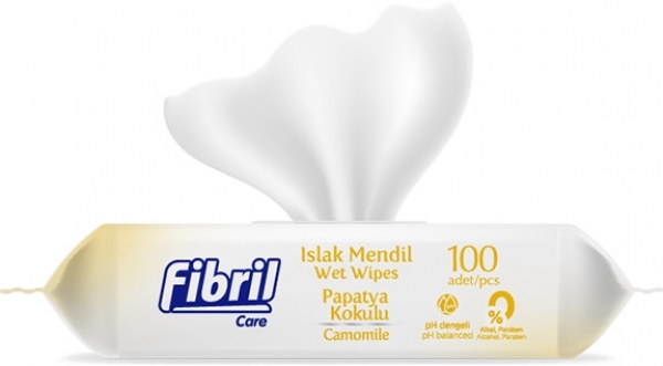 Fibril Papatya Kokulu Islak Mendil (100 Yaprak)