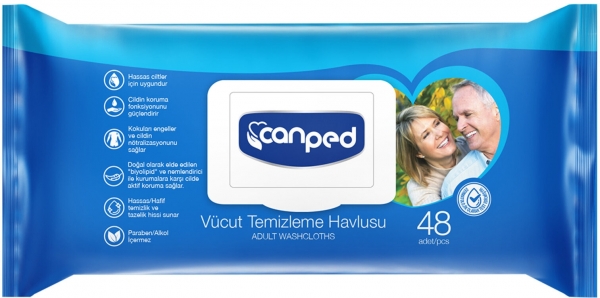 Canped Vücut Temizleme Havlusu