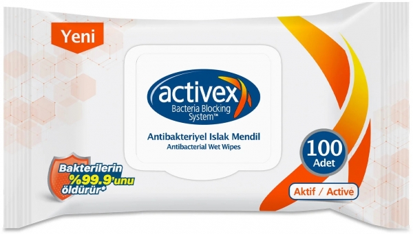 Activex Aktif Islak Mendil (100 Yaprak)