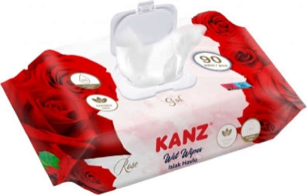 Kanz Gül Islak Mendil