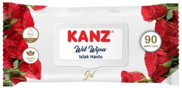 Kanz Gül Islak Mendil