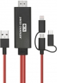 Swiss Charger Micro Type-C Lightning to HDMI resim