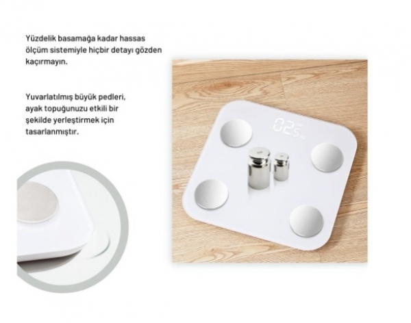 Yui KB11 Dijital Banyo Tartısı