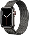 Apple Watch Series 7 Cellular 41mm Paslanmaz Çelik Kasa ve Milano Loop resim