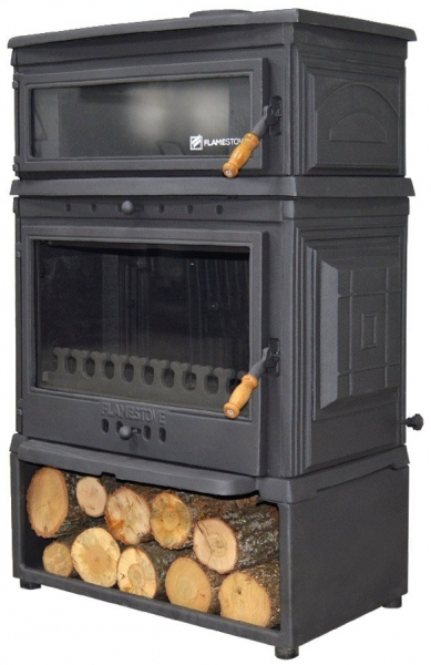 Flame Stove Retro Dik Style Şömine Soba