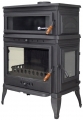 Flame Stove Retro Lüx Dik Yan Kapak resim