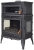 Flame Stove Retro Lüx Dik Yan Kapak Şömine Soba