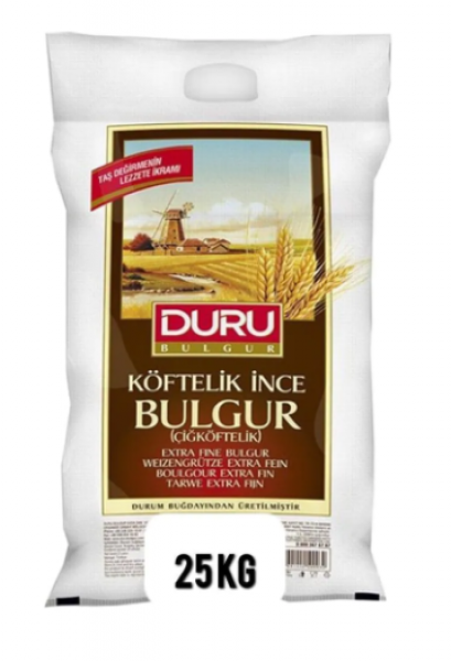 Duru Köftelik İnce Bulgur 25 kg (25 kg)