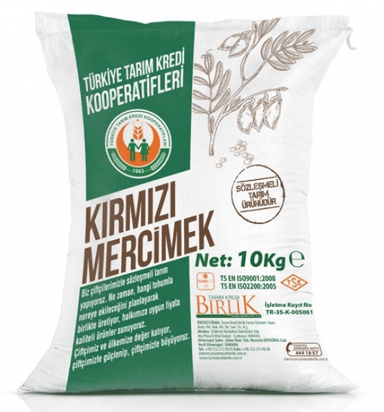Tarım Kredi Birlik Kırmızı Futbol Mercımek 10 kg