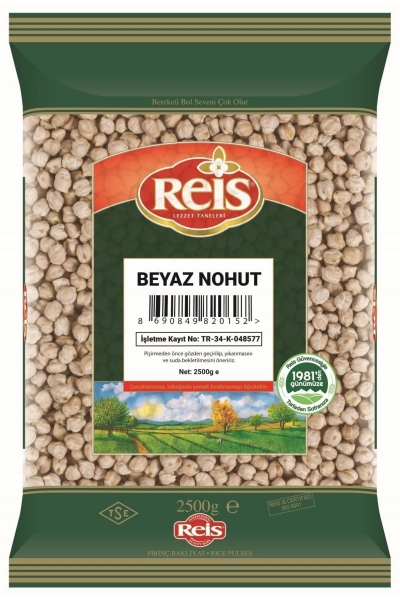 Reis Gökçe Beyaz Nohut 2.5 kg