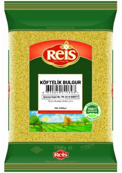 Reis Köftelik Bulgur 2.5 kg
