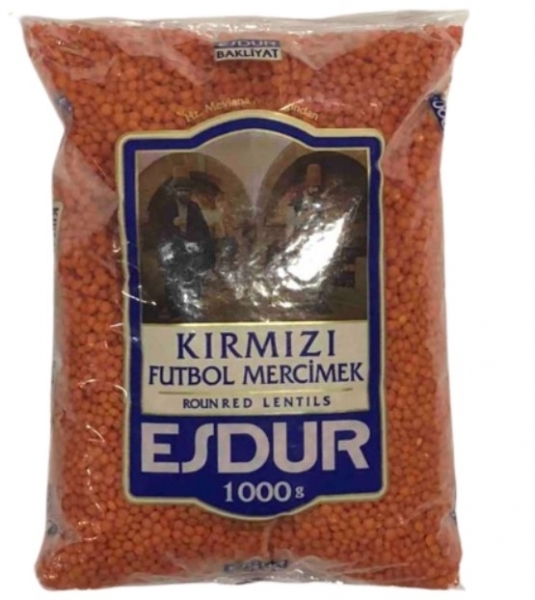 Esdur Kırmızı Futbol Mercimek 1 kg