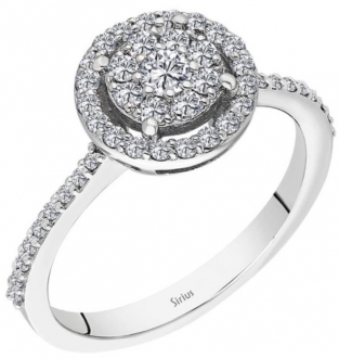 Sirius 0817R0311 3 Karat Görünümlü Yüzük