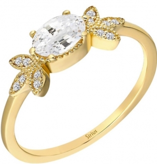 Sirius 0817R0312 0.05 Karat Pırlanta Yüzük