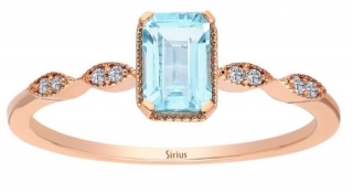 Sirius 0817R0317 0.04 Karat Pırlanta Yüzük