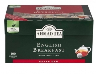 Ahmad Tea English Breakfast Demlik Poşet Çay 100 Adet resim