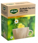 Akzer Avokado Yapraklı Altın Otlu Bitki Çayı Bardak Poşet 60 Adet resim