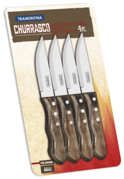 Tramontina Churrasco Jumbo Biftek Bıçağı Seti 4 Parça