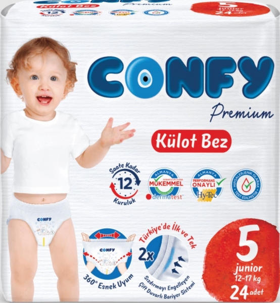 Confy Premium Külot 5 Beden Bebek Bezi