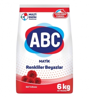 ABC Matik Gül Tutkusu Toz Çamaşır Deterjanı 6 kg